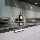 Poignée Profilée Side - Aspect Acier Inoxydable