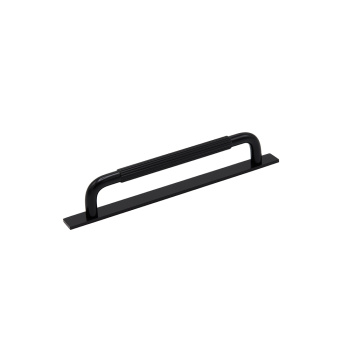 Poignée Helix Stripe/Plaque Arrière - Noir Mat