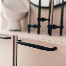 Poignée Helix Stripe - Noir Mat