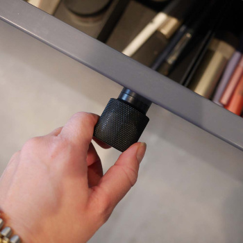 Bouton Helix - Noir Mat