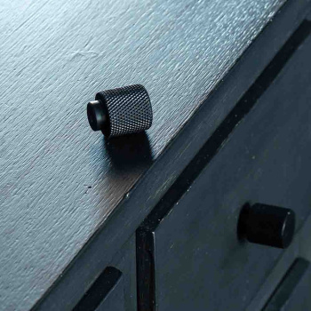 Bouton Helix - Noir Mat