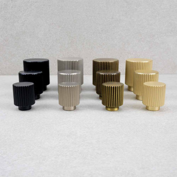 Bouton Helix Stripe - Laiton