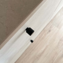 Bouton Helix Stripe - Noir Mat