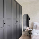 Bouton Helix Stripe - Noir Mat