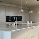 Bouton Helix Stripe - Fini Acier Inoxydable