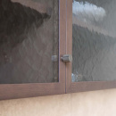 Bouton Helix Stripe - Fini Acier Inoxydable