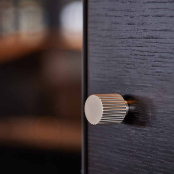 Bouton Helix Stripe - Fini Acier Inoxydable