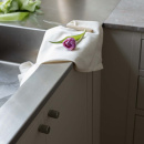 Bouton Helix Stripe - Fini Acier Inoxydable