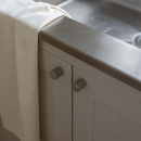 Bouton Helix Stripe - Fini Acier Inoxydable