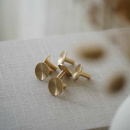 Bouton Sture - Laiton Brossé Non Traité