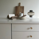 Bouton Sture - Laiton Brossé Non Traité