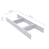 Range-Couteaux Flex Basic - Blanc