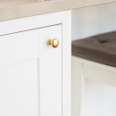 Bouton 411 - Laiton Non Traité