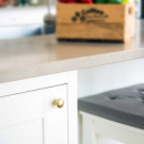 Bouton 411 - Laiton Poli