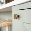 Bouton Flat - Bronze Antique