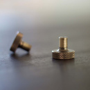 Bouton Flat - Bronze Antique