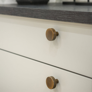 Bouton Flat - Bronze Antique