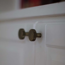 Bouton Flat - Bronze Antique