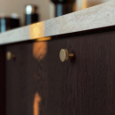 Bouton Flat - Laiton