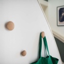 Patère Mushroom - Chêne Non Traité