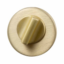 Verrou Porte WC R - Laiton Brossé