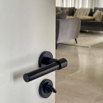 Verrou Porte WC R - Noir